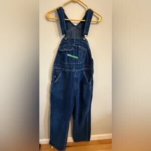Key Brand Denim Bib Overalls - Excellent Condition 100% Cotton 32"W x 28" Inseam